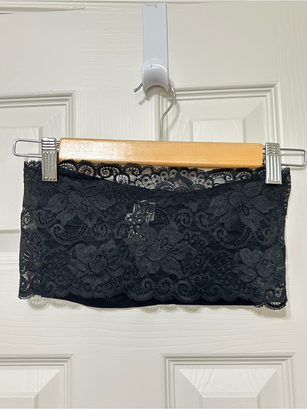 NEW Love Mar from LF Black Sheer Lace Bandeau Top OS